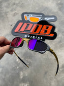 Óculos De Sol Juliet X-Metal 24k Lente Tanzanite