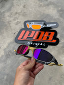 Óculos De Sol Juliet X-Metal 24k Lente Tanzanite