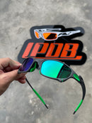 Óculos De Sol Juliet X-metal Lente Green Borracha Verde