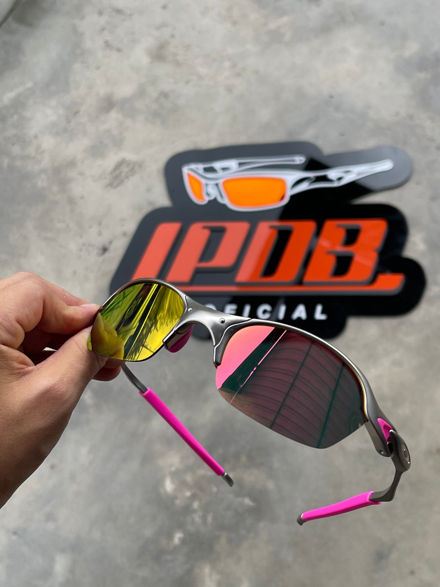Óculos de Sol Romeo 2 Plasma Lente Pink Borracha Rosa