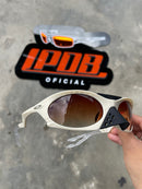 Óculos de Sol Plantaris Off White Lente Marrom