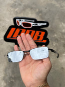 Óculos de Sol Lupa do Vilão Preto Lente Liquid Metal