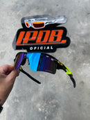 Óculos de Sol Radar Lock Preta/Verde Lente Tanzanite