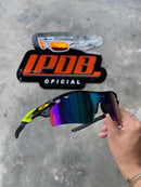 Óculos de Sol Radar Lock Preta/Verde Lente Tanzanite