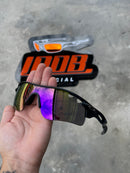 Óculos de Sol Radar Lock Preta Lente Roxa