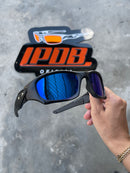 Óculos de Sol Pit Boss Preto Lente Azul