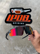 Óculos de Sol Radar EV Cinza Lente Dark Ruby