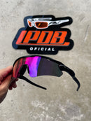 Óculos de Sol Radar EV Preta Lente Tanzanite