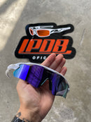 Óculos de Sol Radar EV Branca Lente Roxa