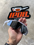 Óculos de Sol Radar EV Branca Lente Liquid Metal