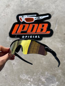 Óculos de Sol Radar EV Preta Lente Gold