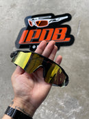 Óculos de Sol Radar EV Preta Lente Gold