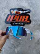Óculos de Sol Radar Lock Branca/Azul Lente Ice Thug