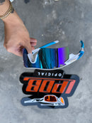 Óculos de Sol Radar Lock Branca/Azul Lente Ice Thug