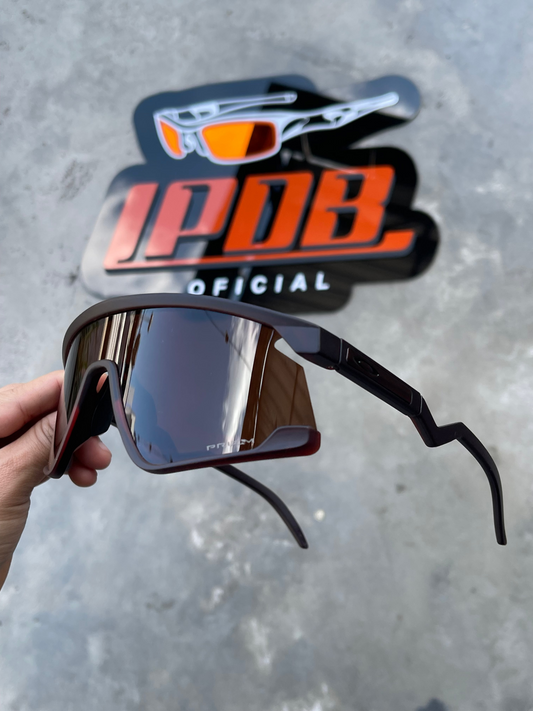 Óculos de Sol BXTR Esportivo Marrom Lente Gold Café