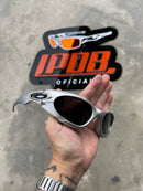 Óculos de Sol Plate Silver Lente Black