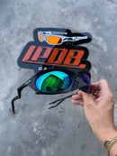 Óculos de Sol Plantaris Preto Lente Green