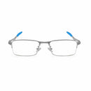 Óculos Descanso  Preto Borracha Azul