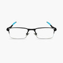 Óculos Descanso  Preto Borracha Azul