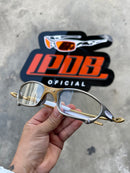 Óculos De Sol Juliet Plasma 24k Lente Low Light Borracha Branca