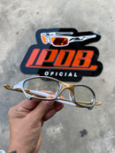 Óculos De Sol Juliet Plasma 24k Lente Low Light Borracha Branca