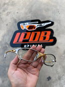 Óculos De Sol Juliet Plasma 24k Lente Low Light Borracha Branca