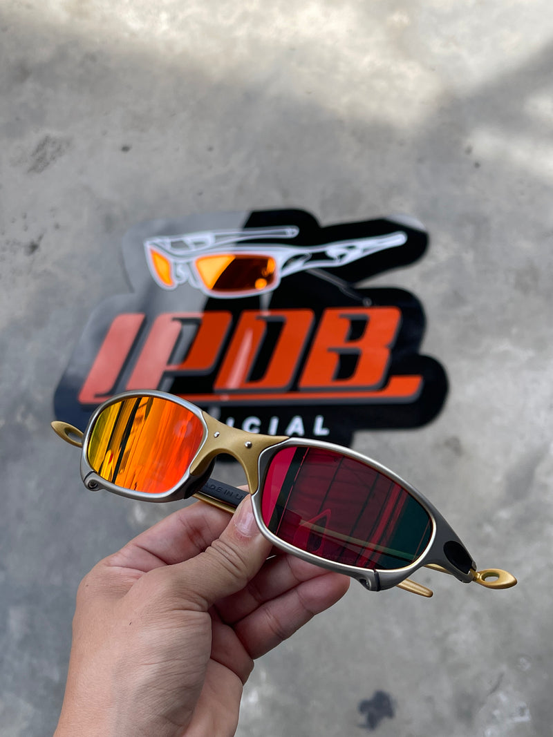 Óculos De Sol Juliet Plasma 24k Lente Ruby