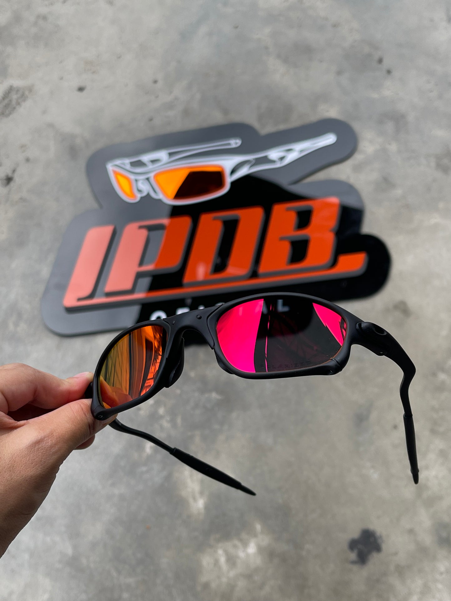 Óculos de Sol Double X Carbon Lente Ruby