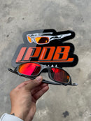 Óculos De Sol Juliet X Metal Lente Vermelho Ruby