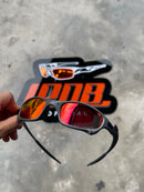 Óculos De Sol Juliet X Metal Lente Vermelho Ruby