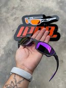 Óculos De Sol Juliet X-Metal Lente Roxa Borracha Roxa