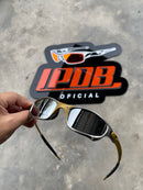 Óculos De Sol Juliet Plasma 24k Lente Liquid Metal