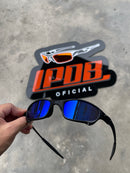 Óculos De Sol Juliet Carbon Lente Azul