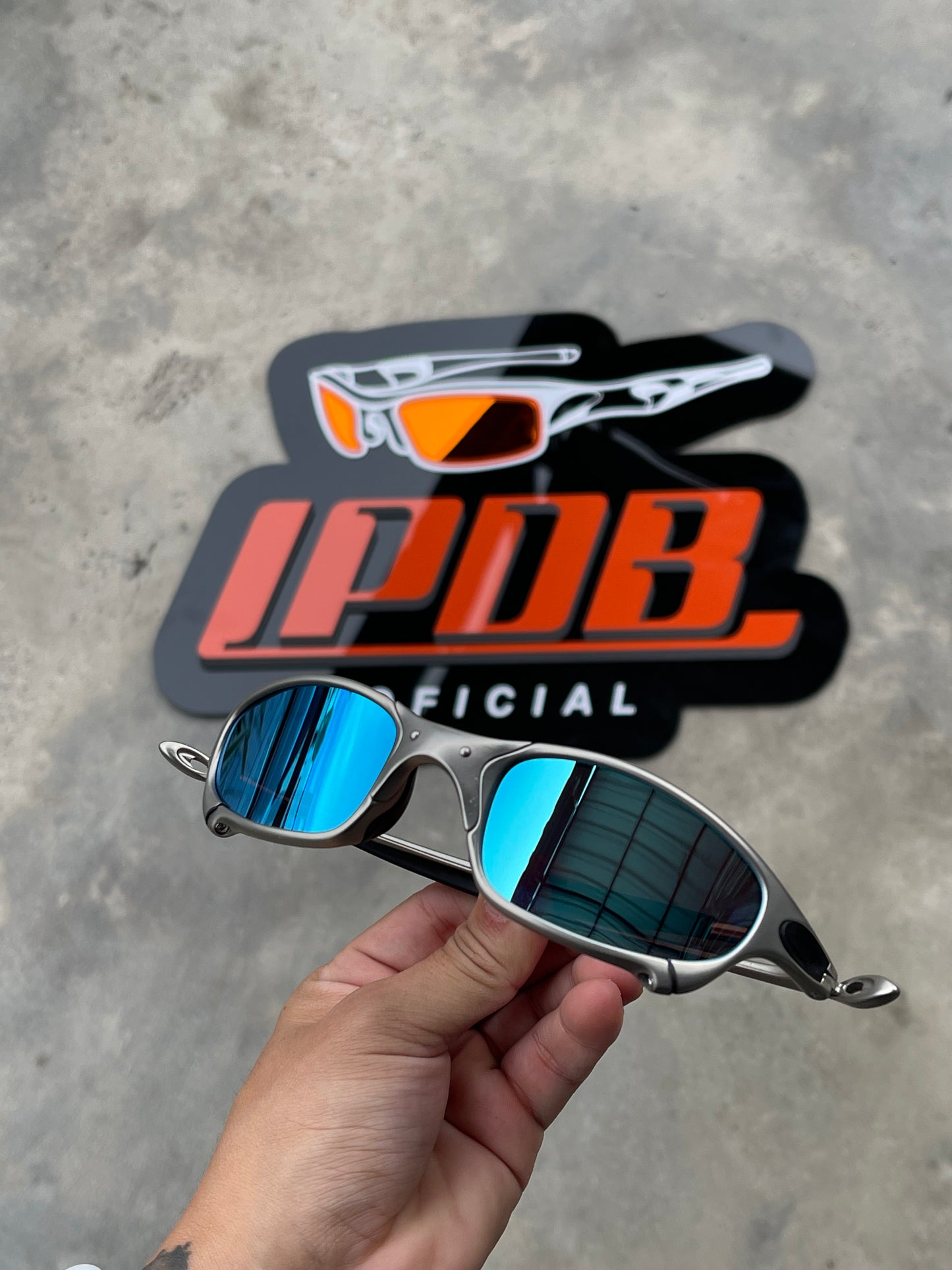 Óculos De Sol Juliet Plasma Lente Ice Thug