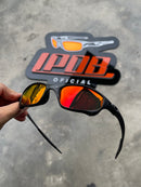 Óculos De Sol Juliet Tio2 Carbon Lente Ruby