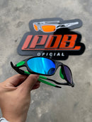 Óculos de Sol Double X Carbon Lente Green Borracha Verde