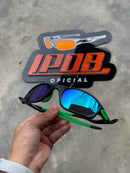 Óculos de Sol Double X Carbon Lente Green Borracha Verde