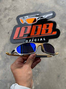 Óculos De Sol Juliet Plasma 24k Lente Azul