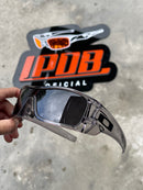 Óculos de Sol Batwolf Transparente Lente Preta