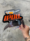 Óculos de Sol Gascan Transparente Lente Preta