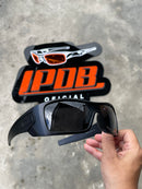 Óculos de Sol Batwolf Preto Lente Preta