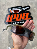 Óculos de Sol Plantaris Preto/Verde Lente Marrom