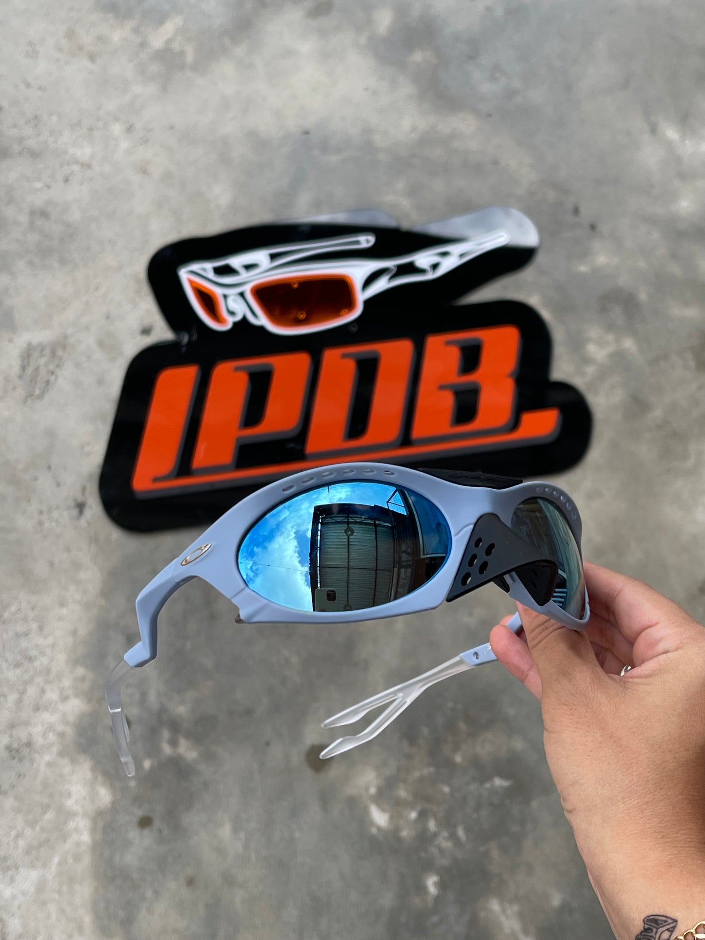Óculos de Sol Plantaris Stonewash Lente Ice Thug