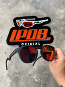 Óculos de Sol Signature  HSTN Preto Lente Ruby