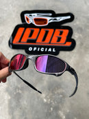 Óculos De Sol Juliet Carbon Polished Lente Tanzanite