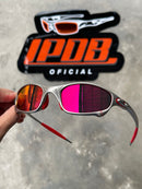 Óculos De Sol Juliet Plasma Lente Ruby Borracha Vermelha