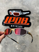 Óculos De Sol Juliet Plasma 24k Lente Dark Ruby