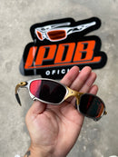 Óculos De Sol Juliet Plasma 24k Lente Dark Ruby