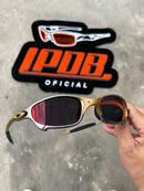 Óculos De Sol Juliet Plasma 24k Lente Dark Ruby