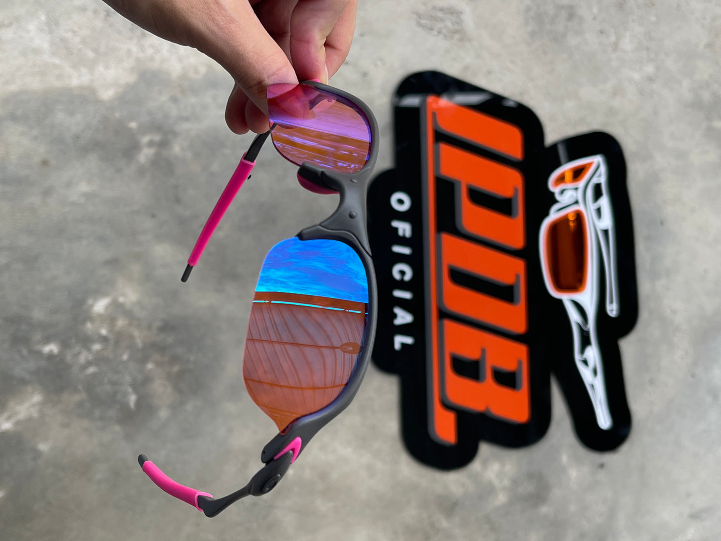 Óculos de Sol Romeo 2 X-Metal Lente Prizm Borracha Rosa